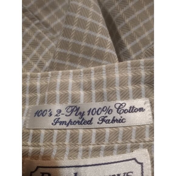 Burberry London Button Up Shirt Long Sleeve Men’s Gray 16.5-36 (L) USA Made - Picture 8 of 11